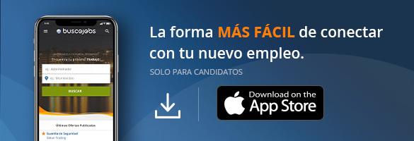 Descarga la app de Buscojobs.